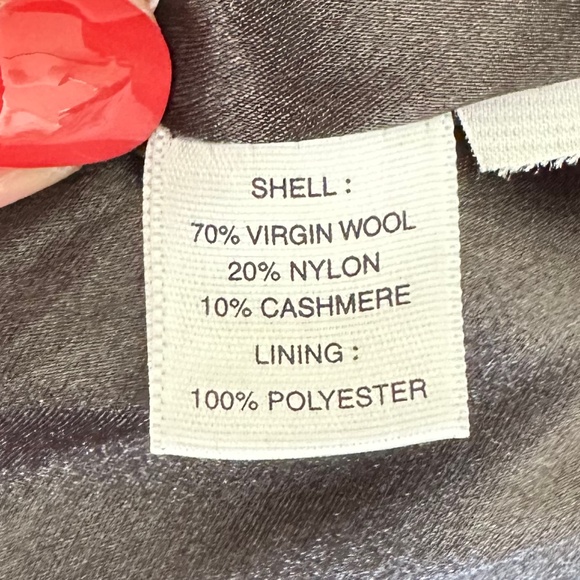 Ann Taylor Wool/Cashmere Fur Trim Blazer Black Size 14 - Picture 11 of 16